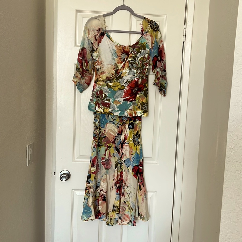Roberto Cavalli shirt/skirt, size small